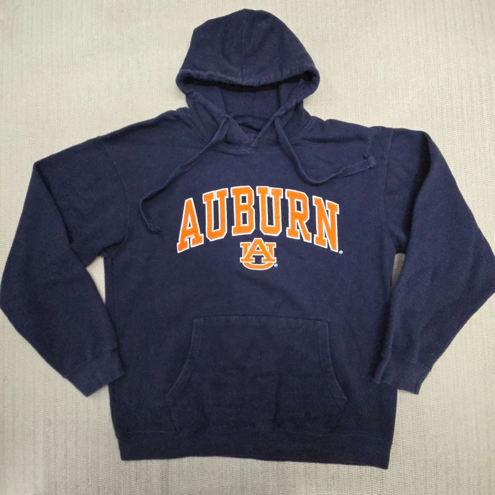 Auburn Tigers Hoodie Sweatshirt Mens XL Navy Blue NCAA College SEC Football